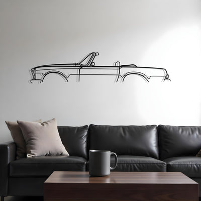 Mercedes SL Pagoda Classic Metal Silhouette