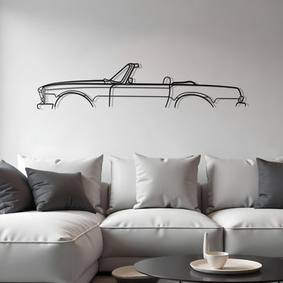 Mercedes SL Pagoda Classic Metal Silhouette