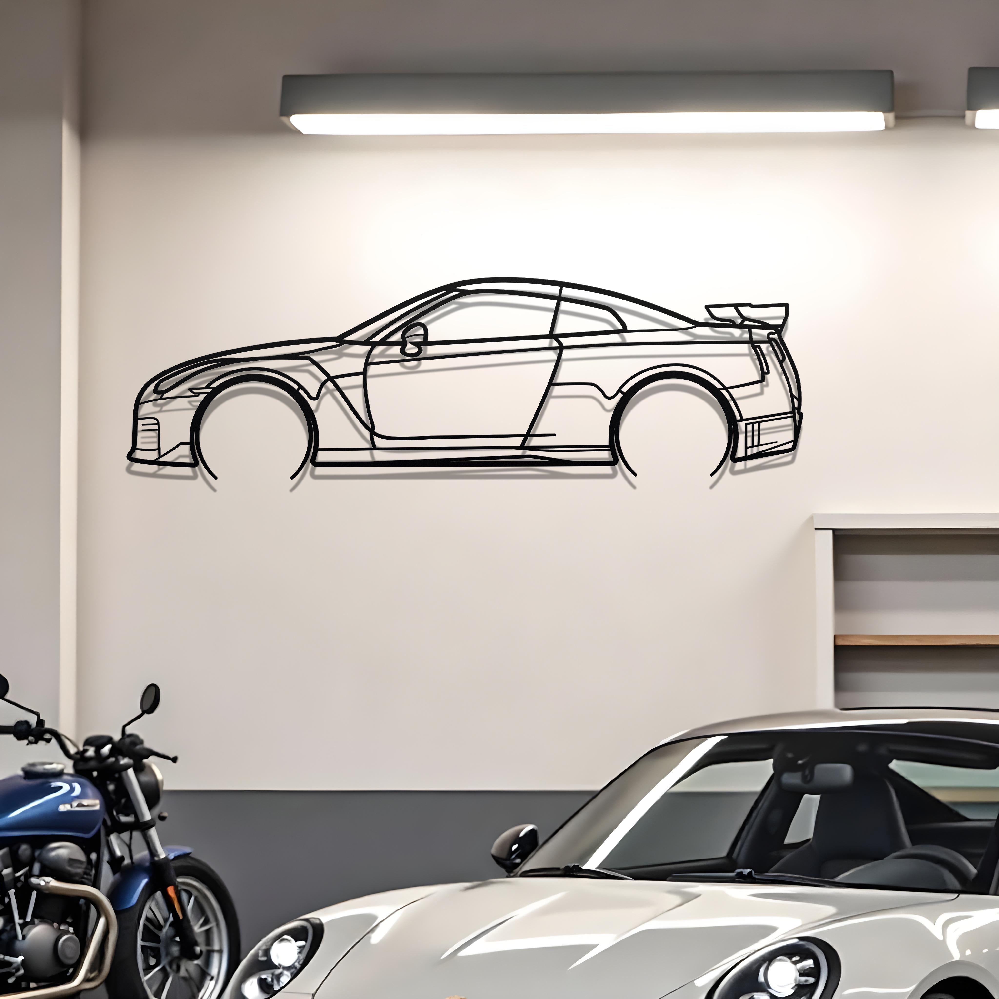 2019 Nissan GT-R R35 Metal Silhouette