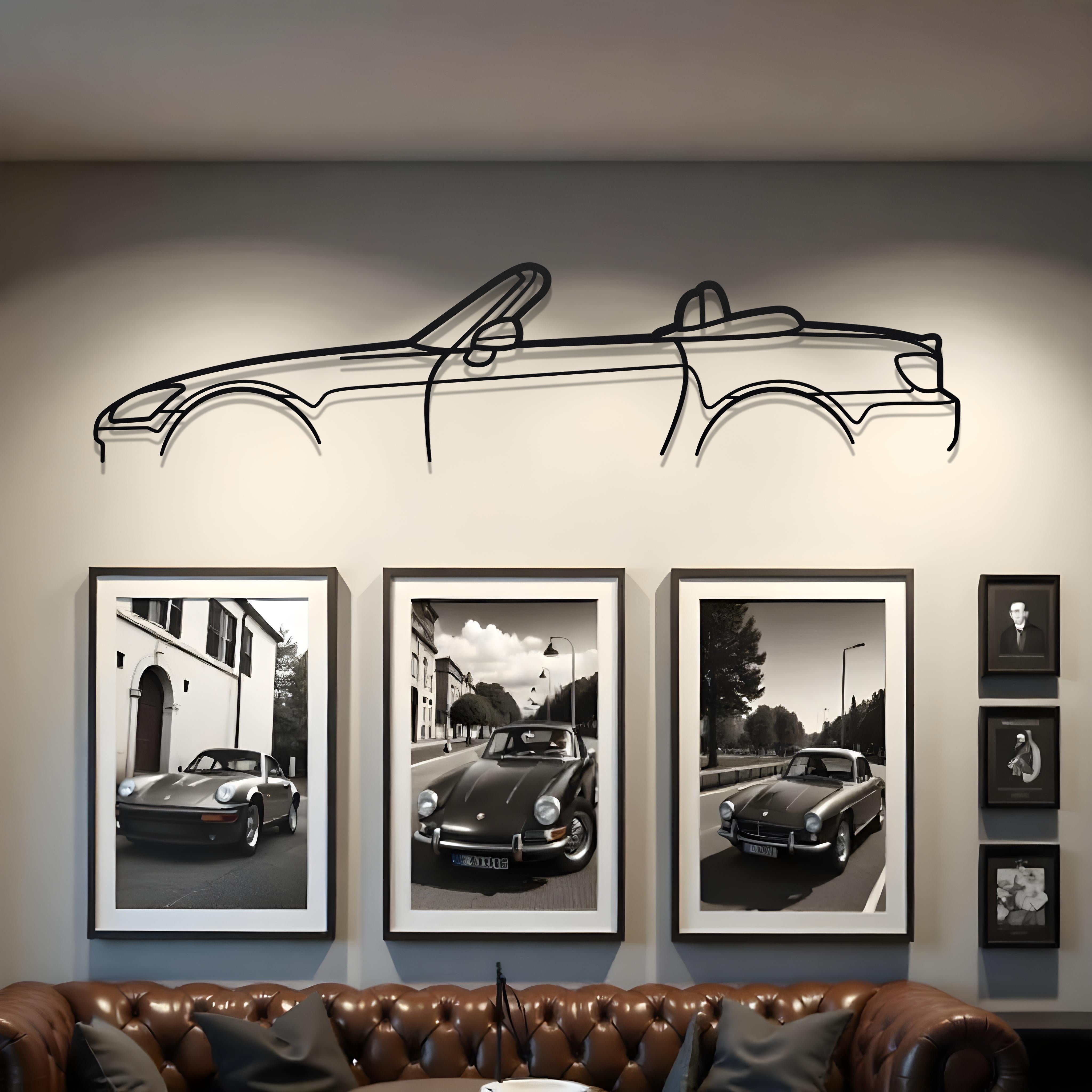 Honda S2000 Classic Metal Silhouette