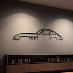 Corvette C2 Classic Metal Silhouette