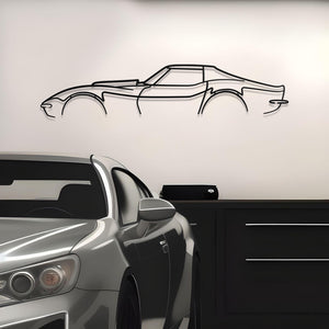 Corvette C3 L88 Classic Metal Silhouette