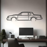 1987 Regal Grand National Metal Car Silhouette