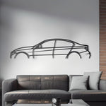 2014 BMW 328i M Detailed Silhoutte Metal Wall Art