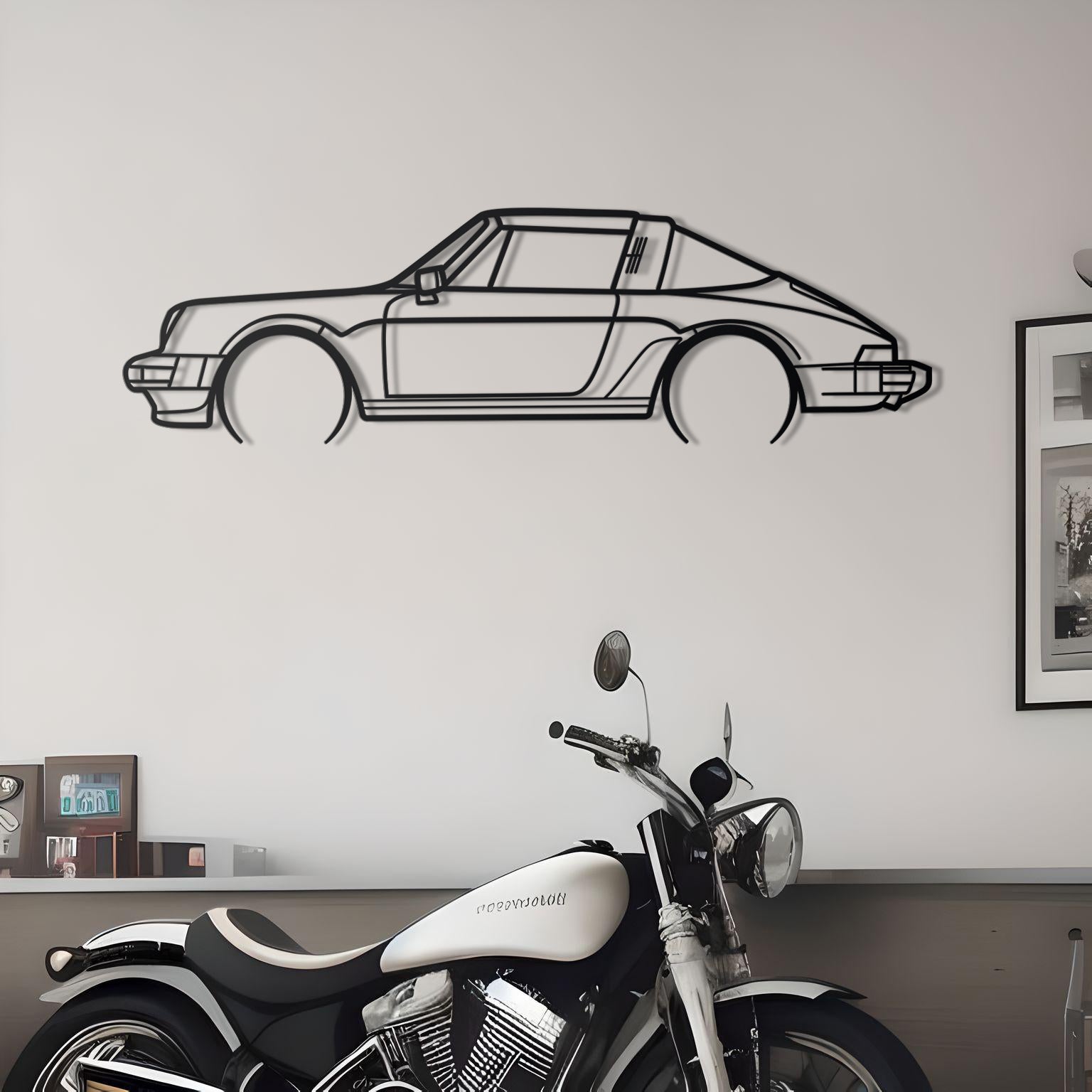 1978 Porsche 911 Targa Metal Wall Decor