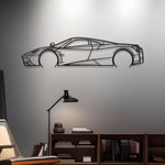 2012 Pagani Huayra Detailed Metal Car Silhouette