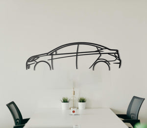 2011 Hyundai Detailed Metal Car Silhouette