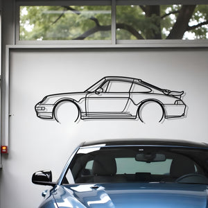 1995 Porsche 911 (993) Turbo Metal Silhouette