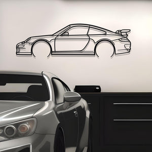 2006 Porsche 911 (997) GT3 RS Metal Silhouette