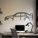1999 Mitsubishi Lancer Evolution VI (Evo 6) Metal Wall Decor