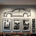 2012 Mitsubishi Evolution X Metal Silhouette