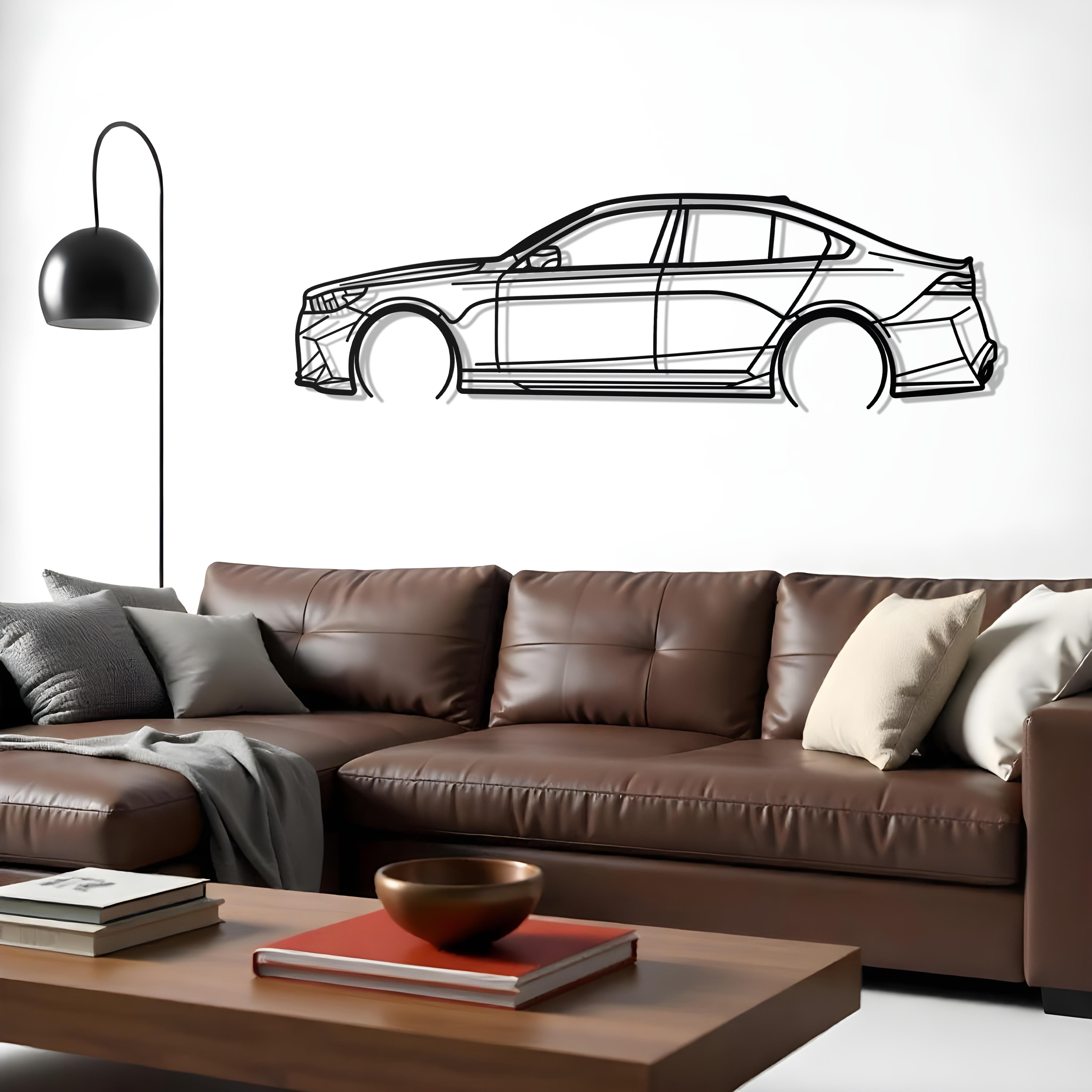 2025 BMW M5 Metal Silhouette