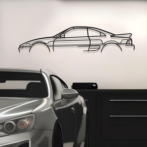 Toyota MR2 Classic Metal Silhouette