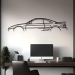Toyota MR2 Classic Metal Silhouette