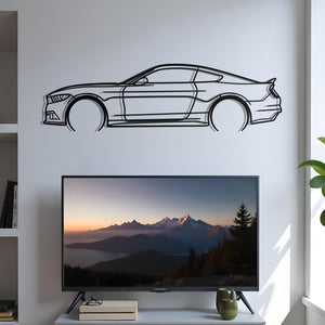 2015 Ford Mustang Metal Silhouette