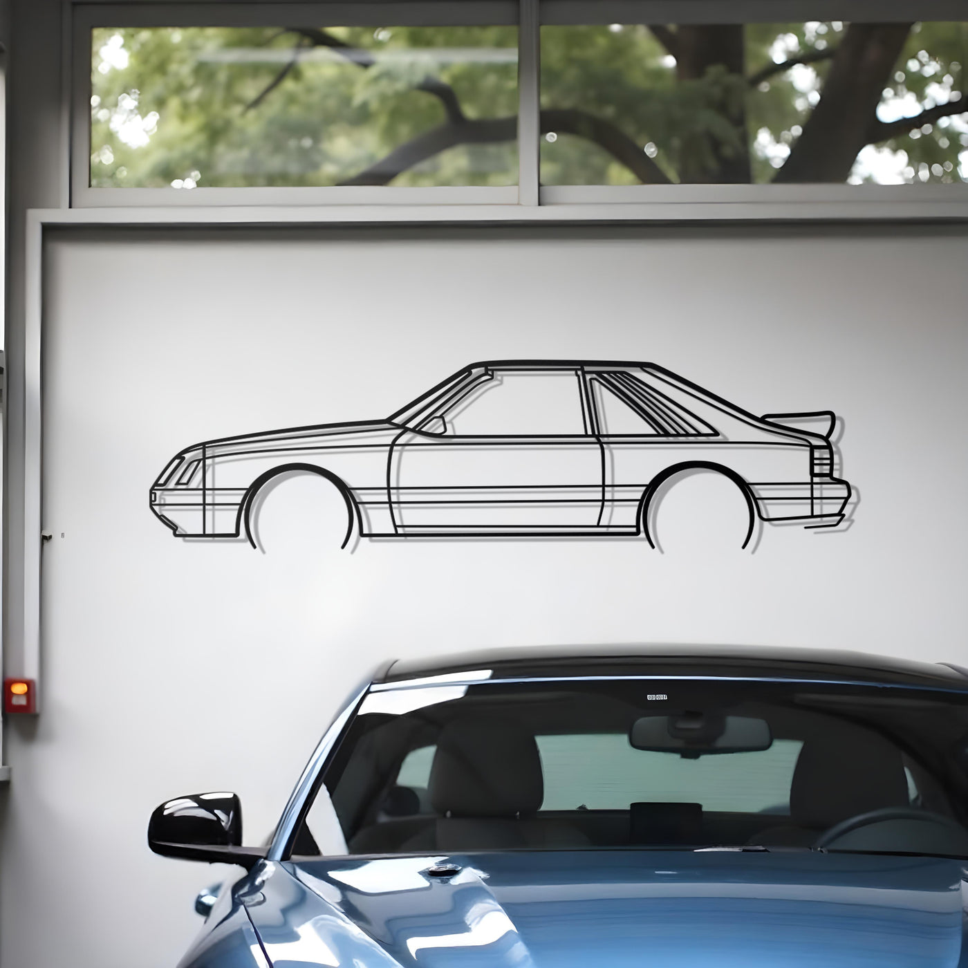 1985 Mustang GT Metal Silhouette