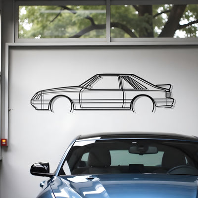 1985 Mustang GT Metal Silhouette