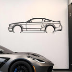 2005 Ford Mustang GT Metal Car Silhouette