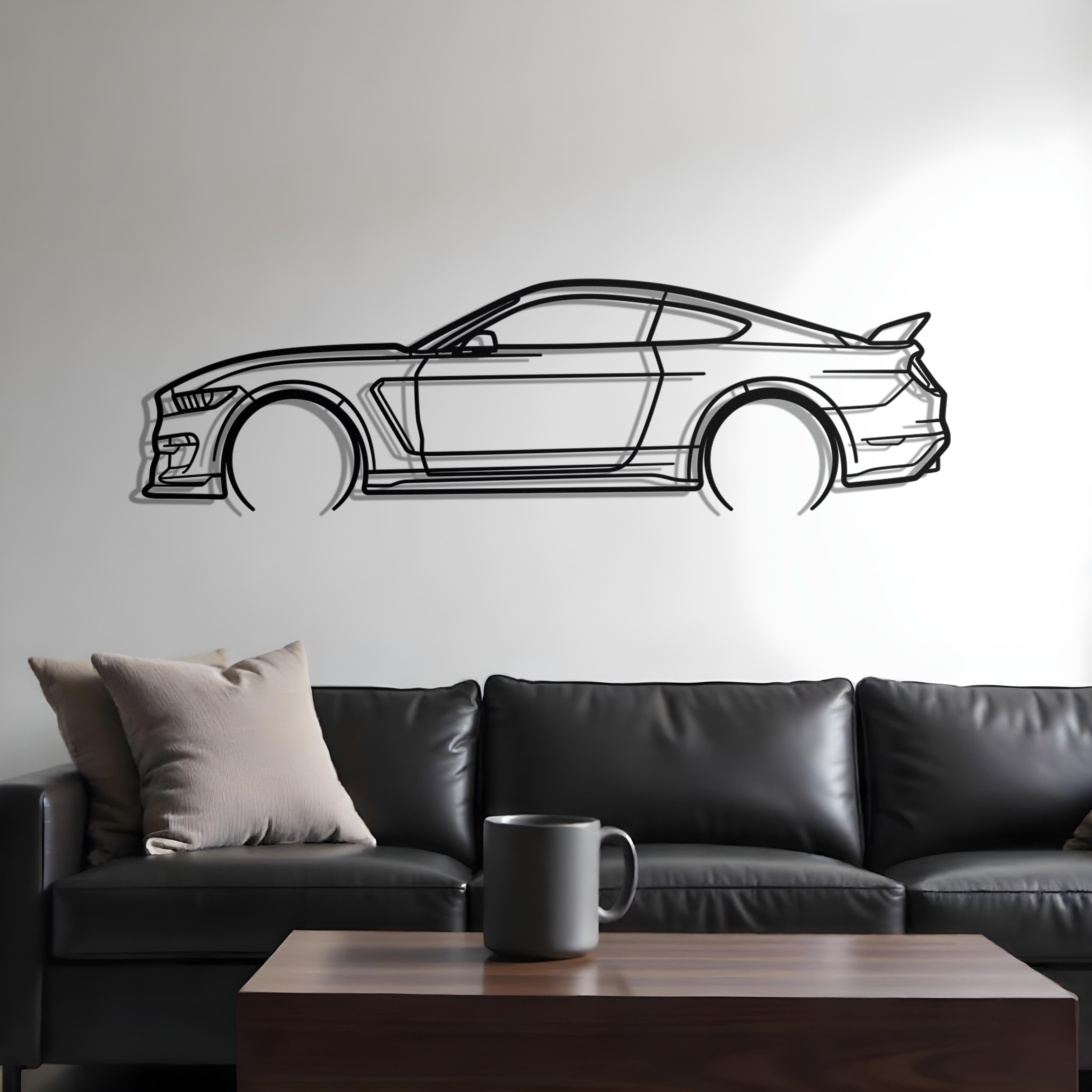 2018 Ford Mustang GT 5.0 Metal Silhouette