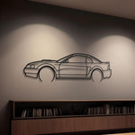 2004 Ford Mustang GT Metal Silhouette