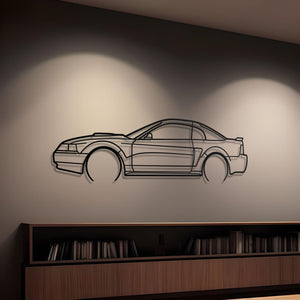 2004 Ford Mustang GT Metal Silhouette