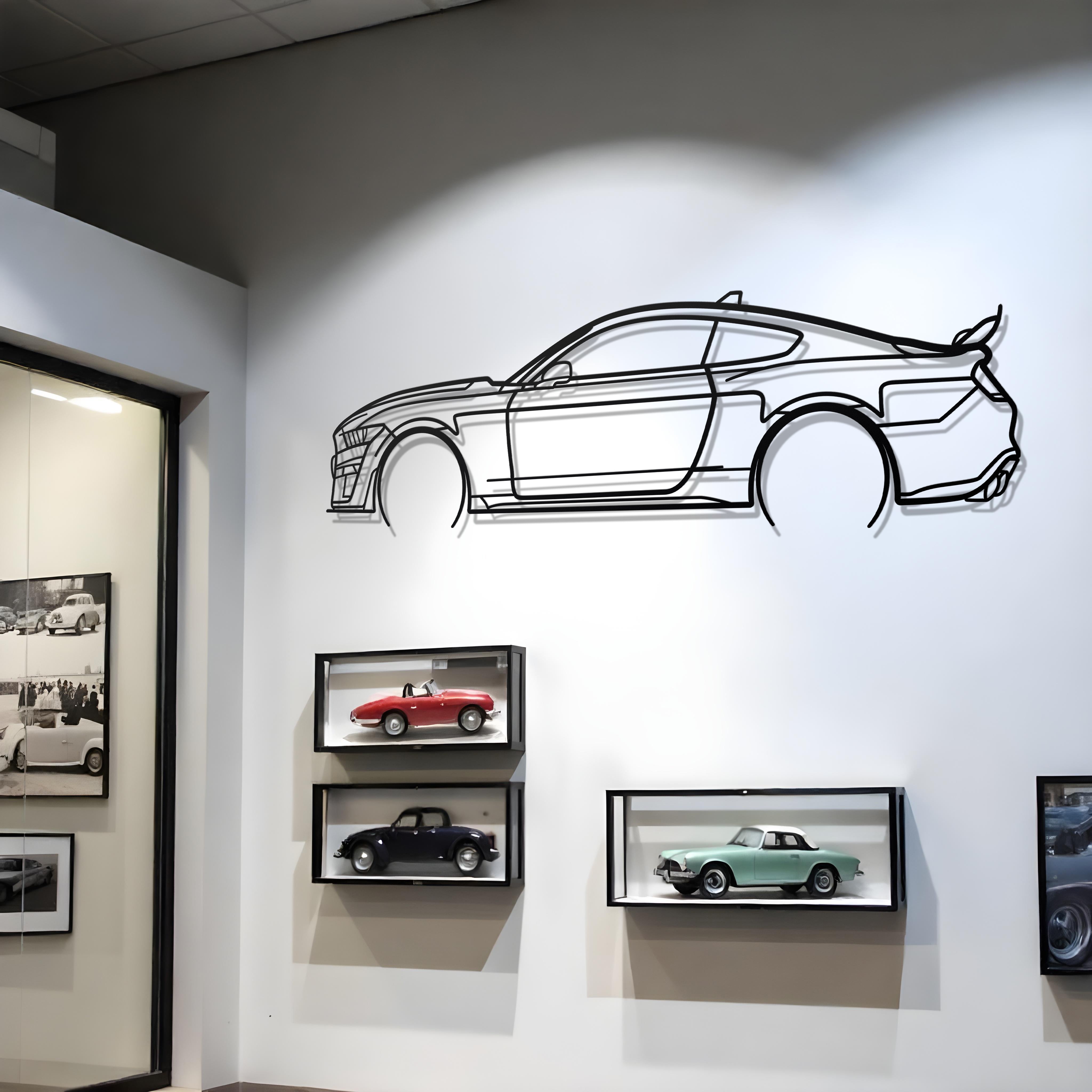 Mustang GT500 Metal Silhouette