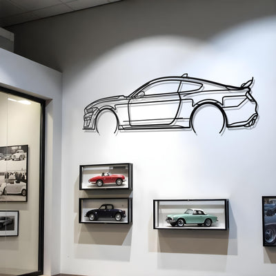 Mustang GT500 Metal Silhouette