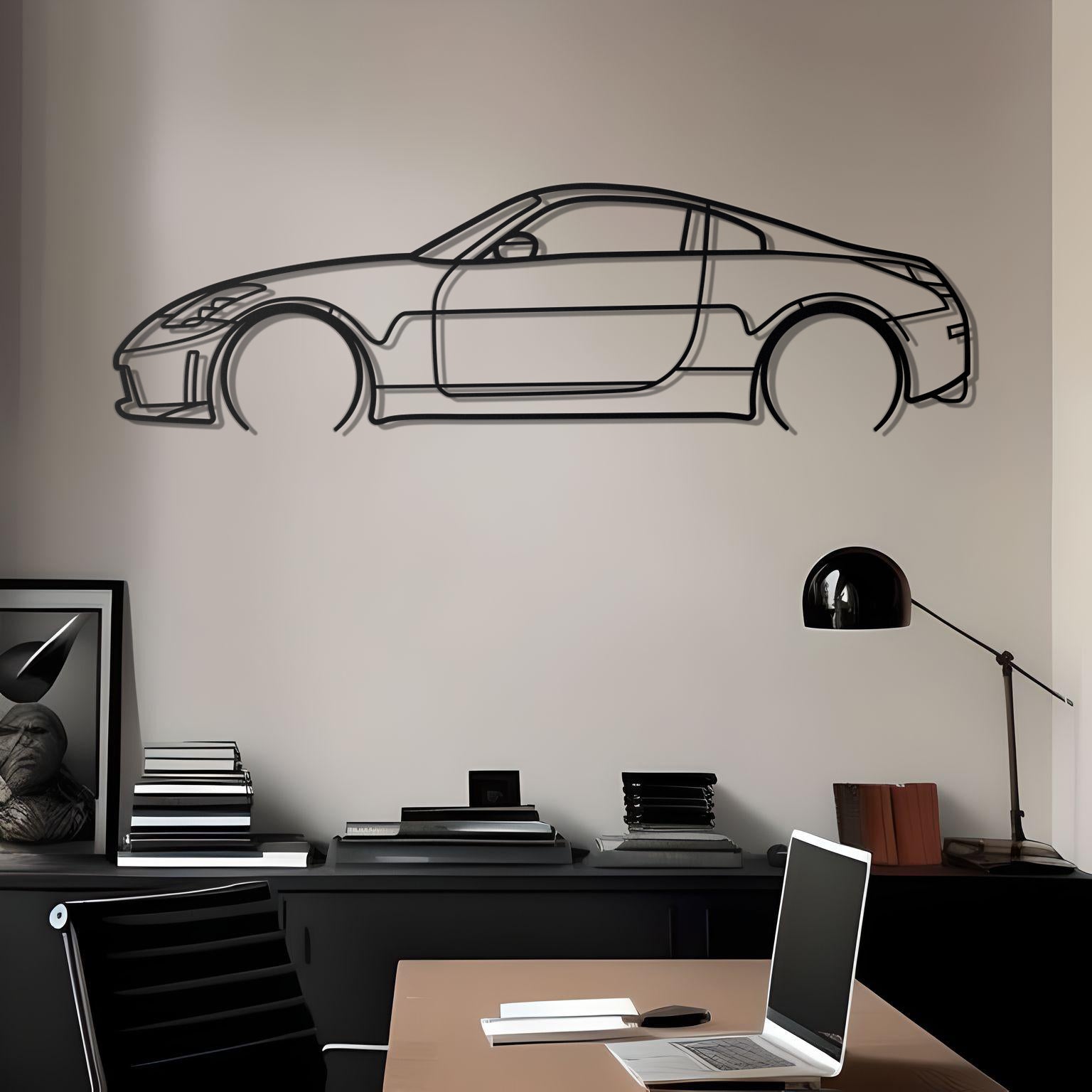 2005 Nissan 350Z Metal Silhouette