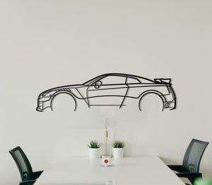 Nissan GT-R R35 Metal Wall Decor