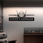 F-35 Lightning Custom Name Metal Wall Art