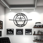 P-51 Mustang Front Custom Name Metal Wall Decor