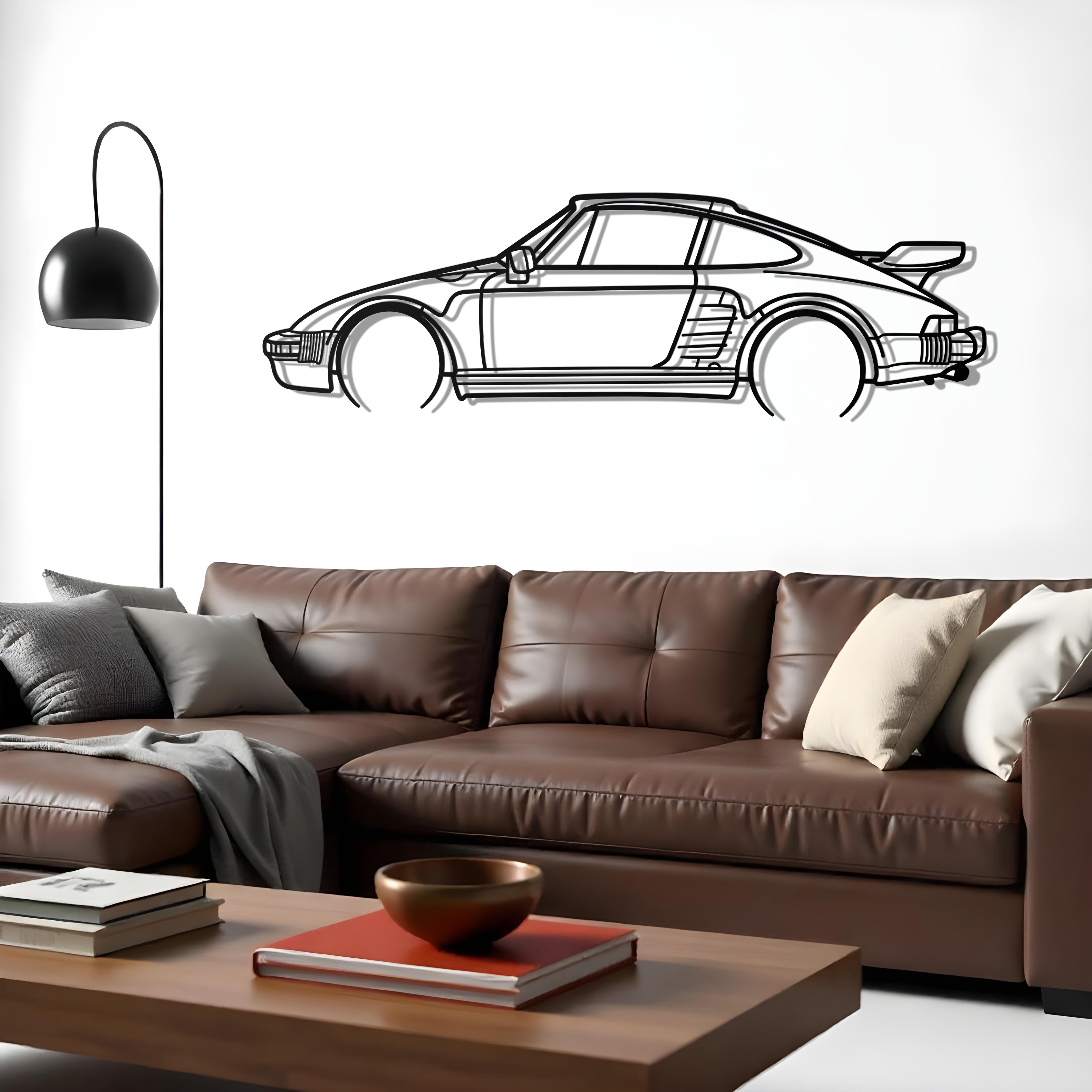 1985 Porsche 911 (930) Turbo Metal Silhouette