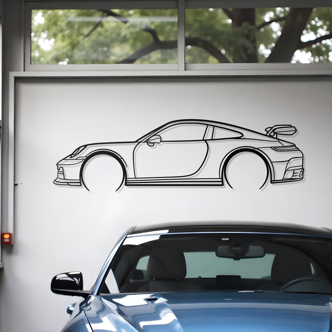 2025 Porsche Carrera Metal Silhouette