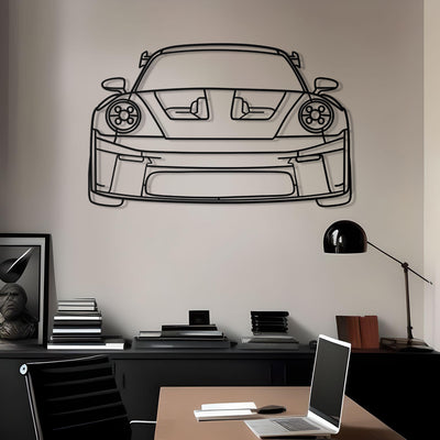 2023 Porsche 911 GT3 RS (992) Front Metal Silhouette