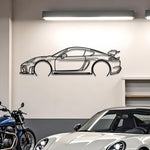 2023 Porsche 718 GT4 RS Metal Silhouette