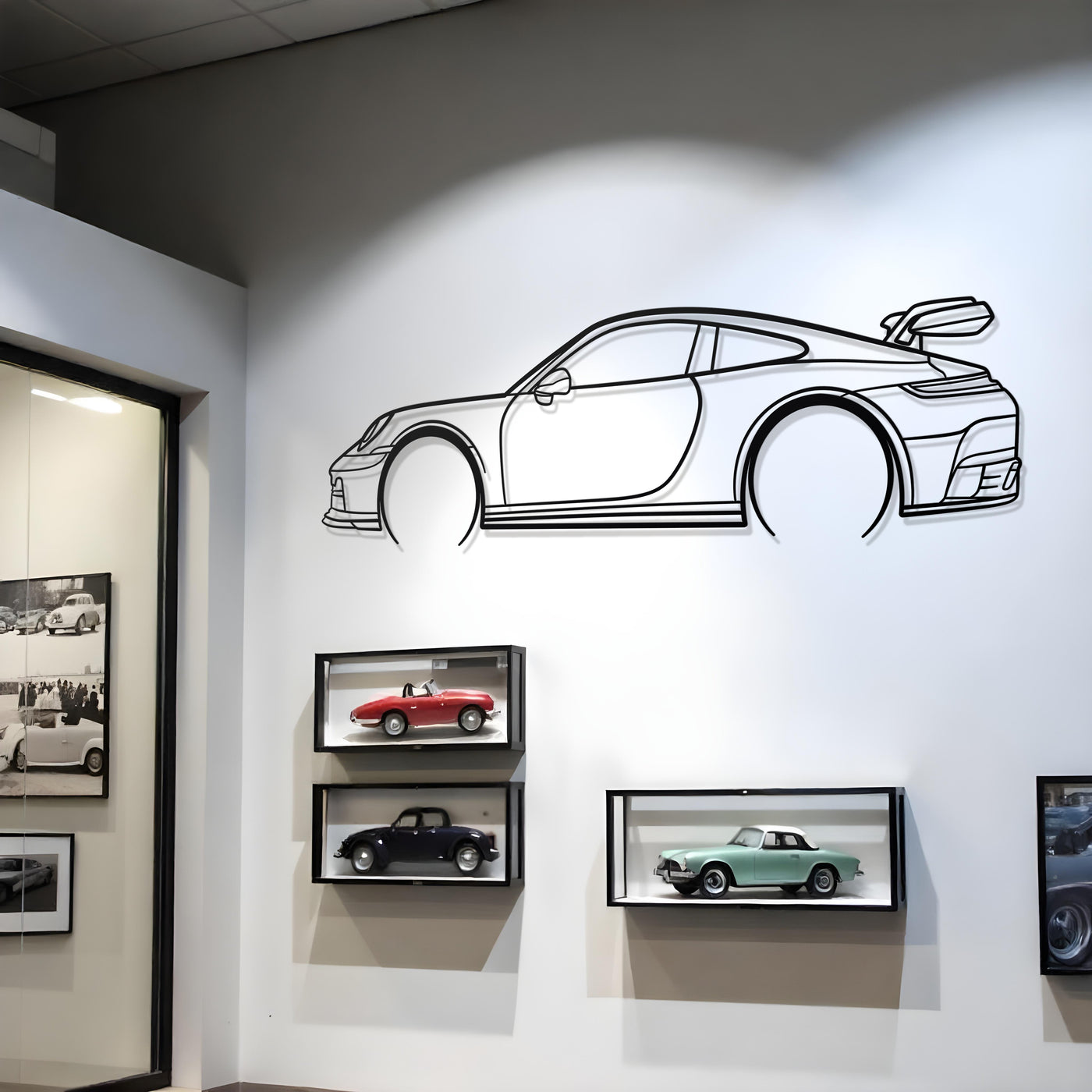 2025 Porsche Carrera Metal Silhouette