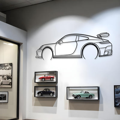 2025 Porsche Carrera Metal Silhouette