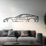 2005 Chevrolet Corvette C6 Metal Wall Art
