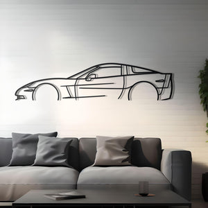 2005 Chevrolet Corvette C6 Metal Wall Art