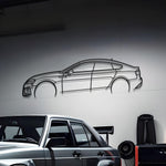 2022 Audi RS5 Sportback Detailed Metal Car Silhouette
