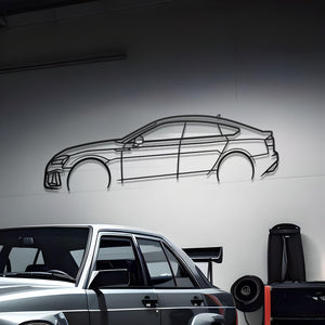 2022 Audi RS5 Sportback Detailed Metal Car Silhouette