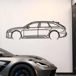 2022 Audi RS6 Metal Silhouette