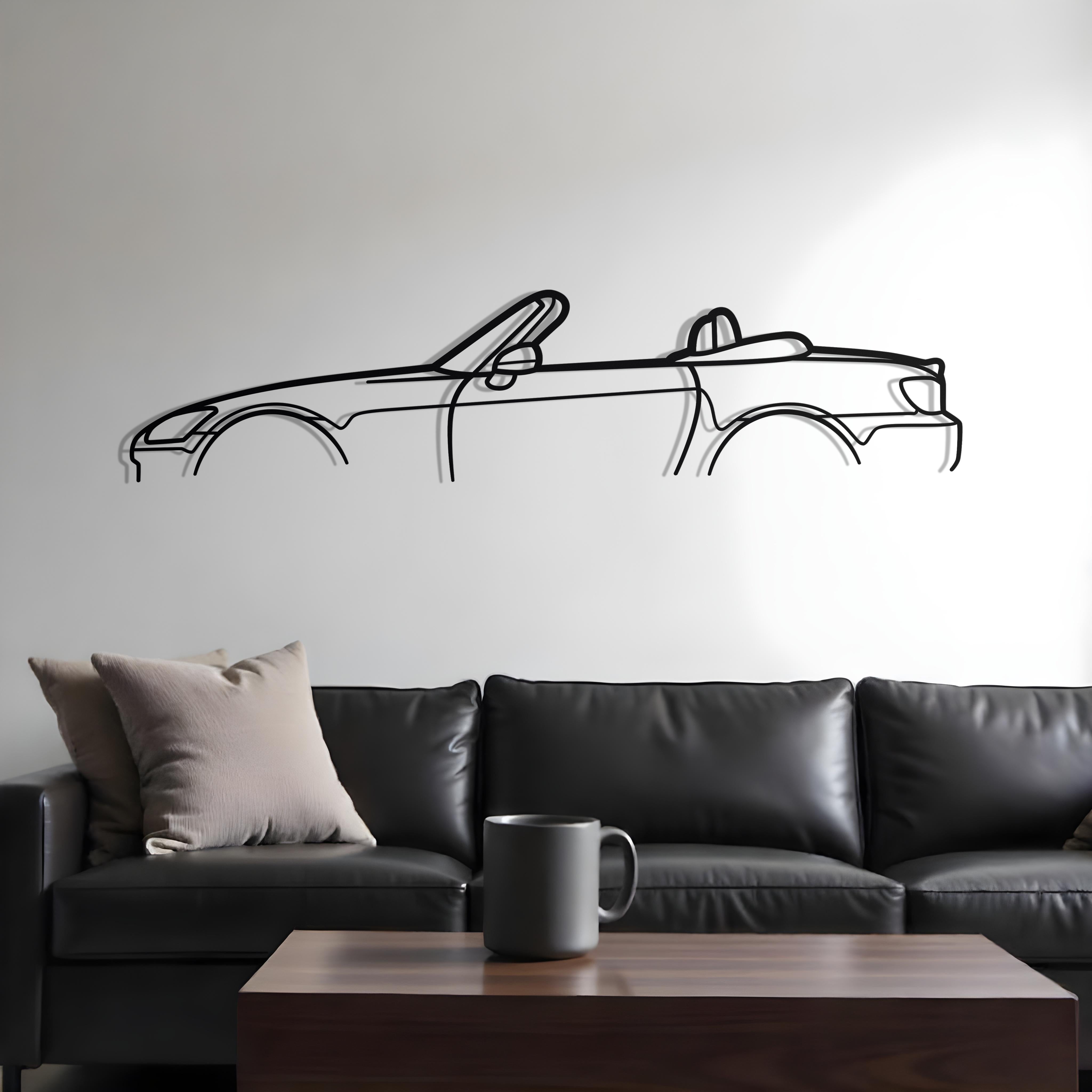 Honda S2000 Classic Metal Silhouette