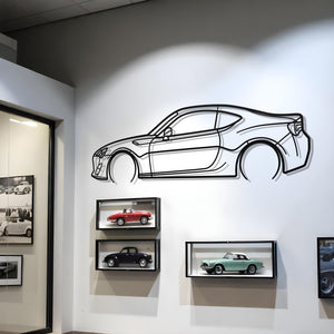 2015 Scion FR-S Metal Car Silhouette