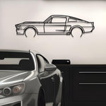 1967 Mustang Shelby GT500 Metal Silhouette