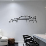 Subaru WRX STI B22 Classic Metal Silhouette