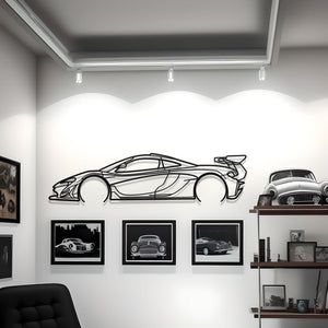 2022 McLaren P1 GTR Metal Silhouette