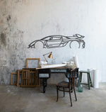 2022 Koenigsegg Jesko Detailed Metal Wall Art