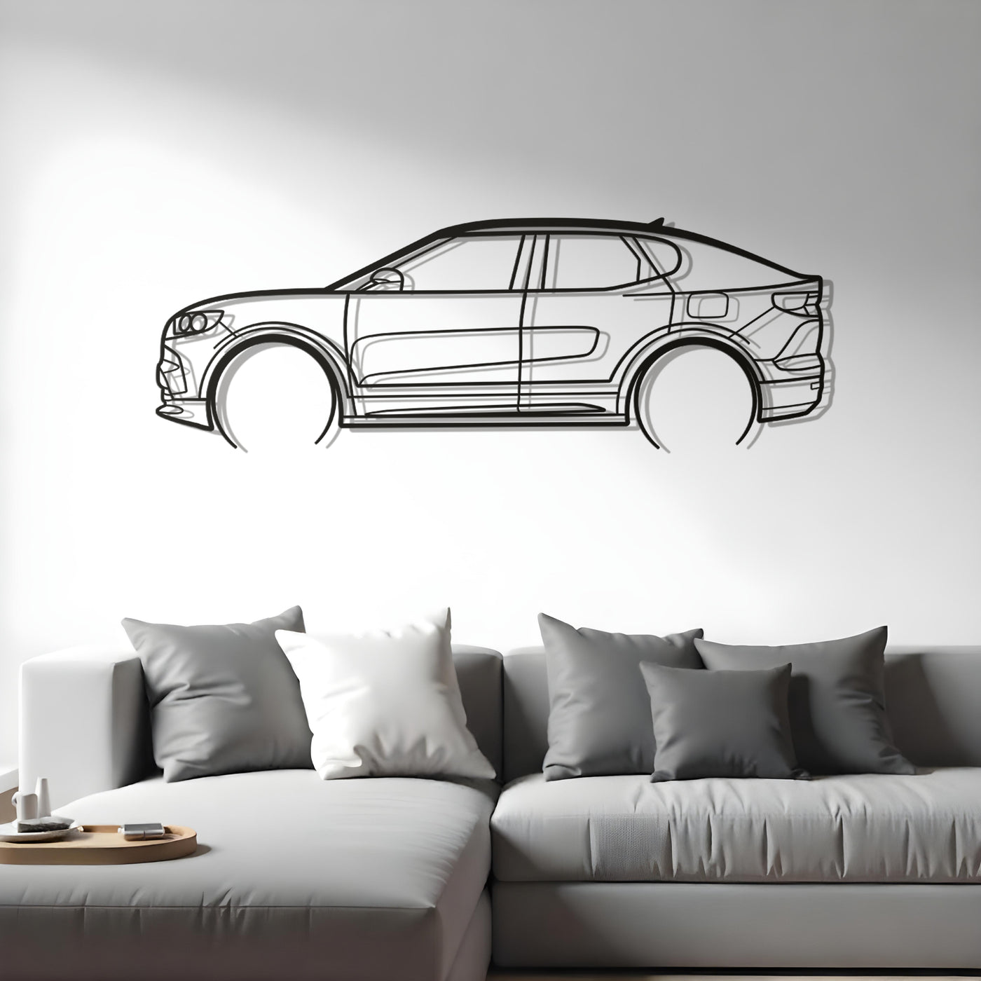 2025 Ford Capri Metal Silhouette