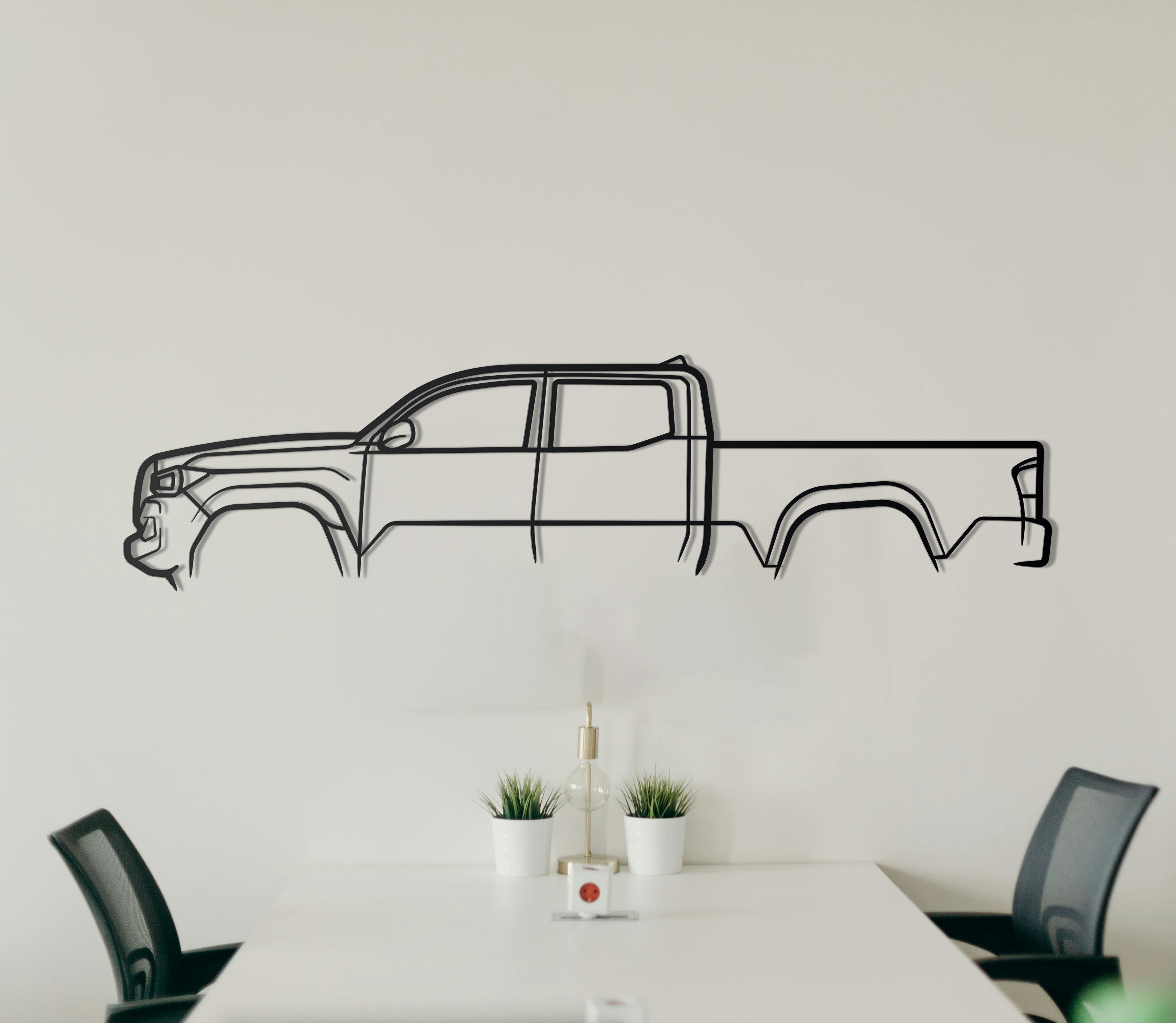 2023 Toyota Tacoma Metal Wall Decor